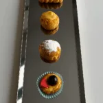 vassoio in acciaio inox per pasticceria immagine verticale