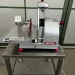 affettatrice- Berkel Essentia Bes 350 usata- vista posteriore