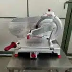 affettatrice- Berkel Essentia Bes 350 usata- vista laterale destra